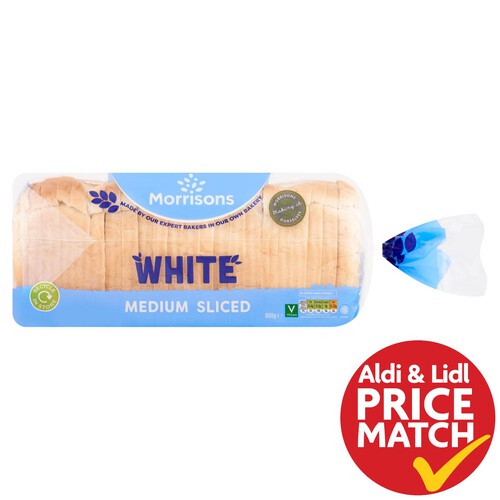 Morrisons Medium White Bread