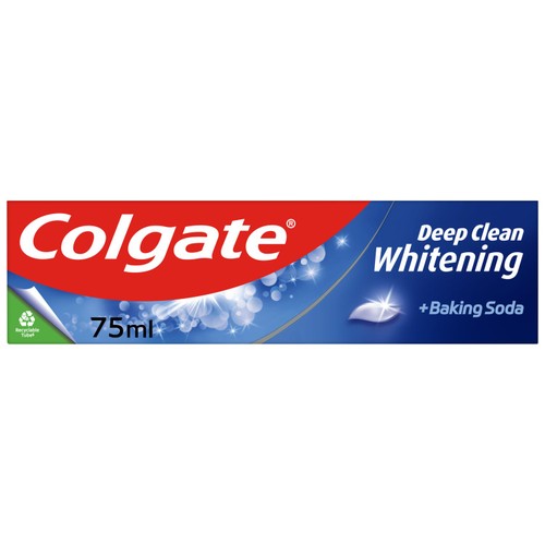 Colgate deep clean whitening toothpaste with baking soda