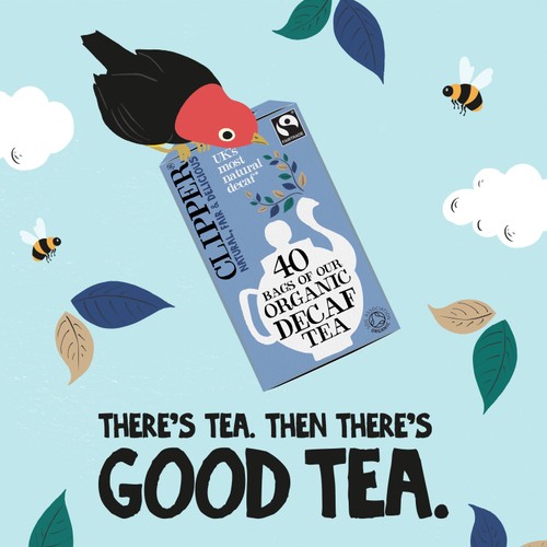 Clipper Organic And Fairtrade Decaffeinted 40 Tea Bags 116g