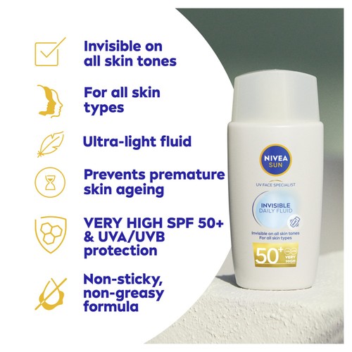 Nivea Sun UV Face Invisible Daily Fluid SPF 50+ 40ml
