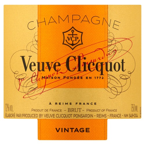 Veuve Clicquot Champagne Vintage