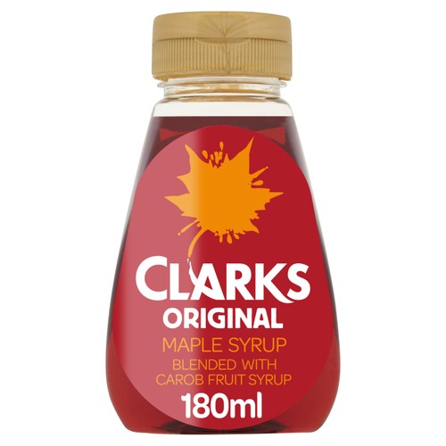 Clarks Original Maple Syrup blended with Carob Fruit Syrup