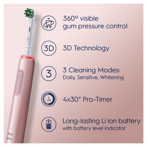 Oral-B Pro 3 - 3000 - Electric Toothbrush