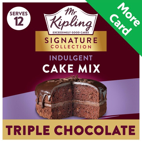 Mr Kipling Signature Triple Chocolate Cake Mix