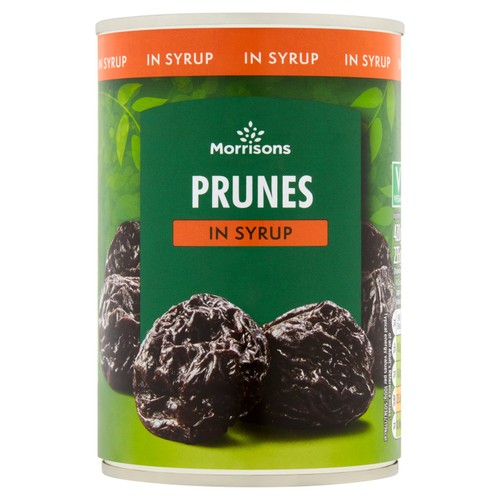 Morrisons prunes in syrup