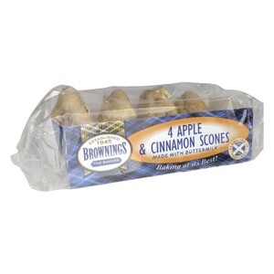 Brownings Apple & Cinnamon Oven Scones 240g