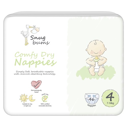 Snugbums Nappies Size 4 