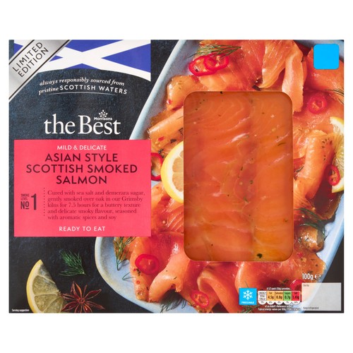 Morrisons The Best Limited Edition Asian Style Smoked Salmon 100g