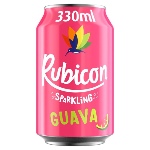 Rubicon Sparkling Guava Soft Drink Can 330ml