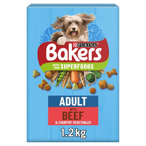 Bakers Dry Dog Food Beef & Veg