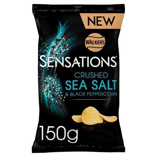 Walkers Sensations Salt & Black Peppercorn Sharing Crisps 