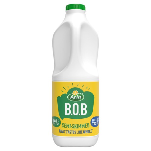 Arla BOB Semi-Skimmed Milk 2L That Tastes Like Whole