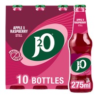 J2O Apple & Raspberry 10 Bottles