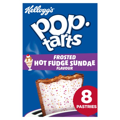 Kellogg's Pop Tarts Hot Fudge Sundae Pastry Snacks 8 x 48g