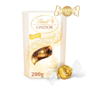 Lindt Lindor White Chocolate Truffles Box 200g - Morrisons Online