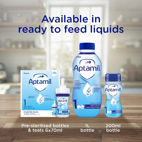 Aptamil 1 First Infant Baby Milk Powder Formula From Birth   800g