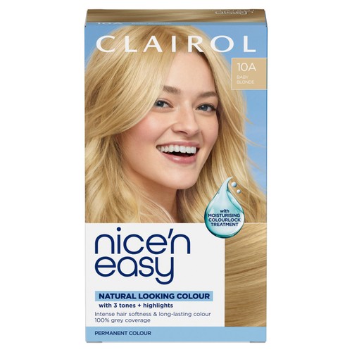 Clairol Nice n Easy Creme Permanent Hair Dye - 10a Baby Blonde