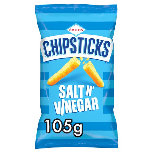 Smiths Chipsticks Salt & Vinegar Crisps Sharing Bag