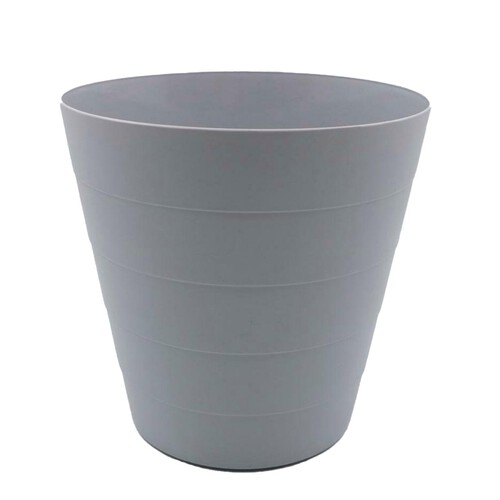 Nutmeg Home Grey Ribbed Bin