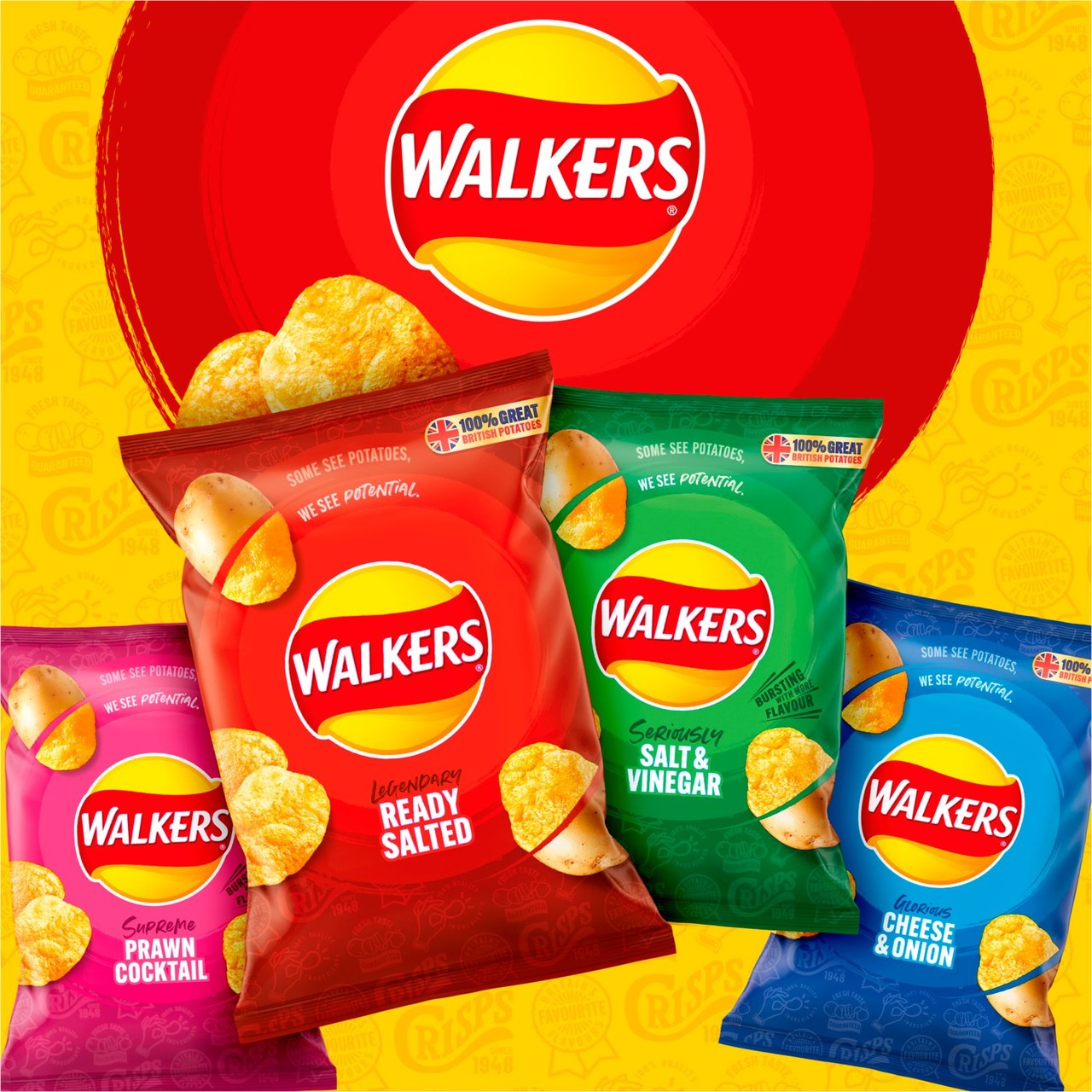 Walkers Classic Variety Multipack Crisps Box Morrisons Online 