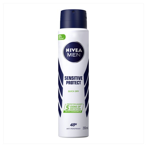 NIVEA MEN Sensitive Protect 48h Anti-Perspirant Deodorant Spray 