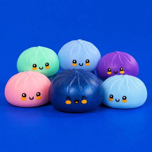 Crazy Fun Mystery Glitter Squishy Dumpling Toy