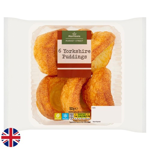 Morrisons British Yorkshire Puddings 6 Pack
