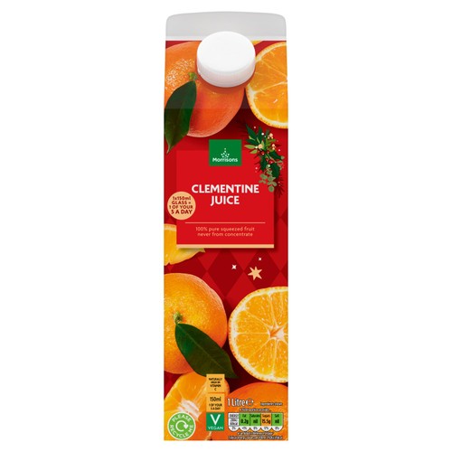 Morrisons 100% Fruit Clementine Juice