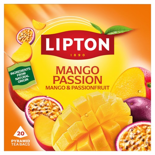 Lipton品 Lipton Fruit & Herbal Mango Passion 20 Tea Bags - Morrisons Online