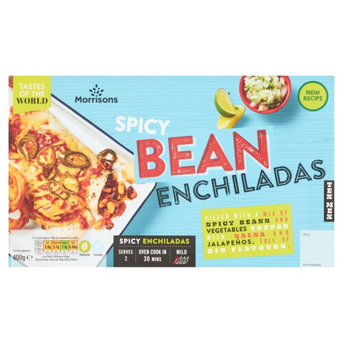 Morrisons Spicy Bean Enchiladas 