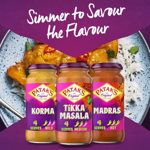 Patak's Jalfrezi Indian Curry Cooking Sauce 450g