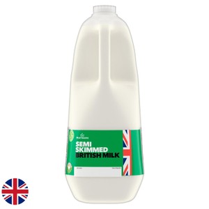 Morrisons Morrisons Semi Skimmed British Milk 4 Pints