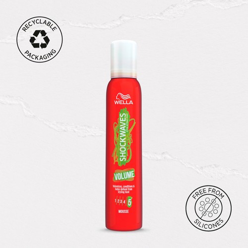 Wella Shockwaves Volume Mousse 200ML