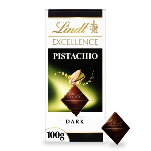 Lindt Excellence Dark Chocolate Pistachio 