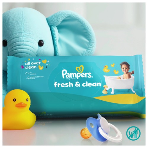 Pampers Fresh Clean Baby Wipes