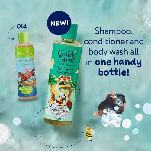 Childs Farm 3 In 1 Swim Strawberry & Organic Mint