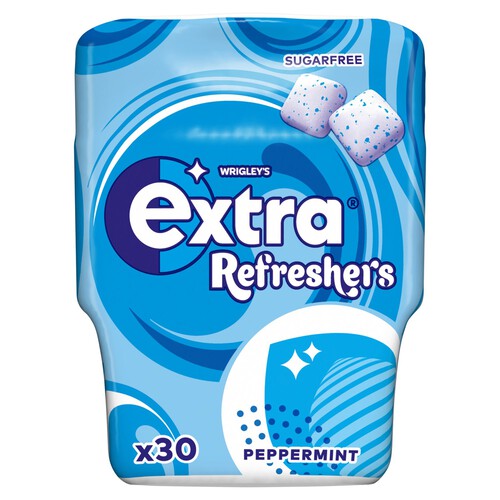 Extra Refreshers Peppermint Sugarfree Gum 30 Pieces