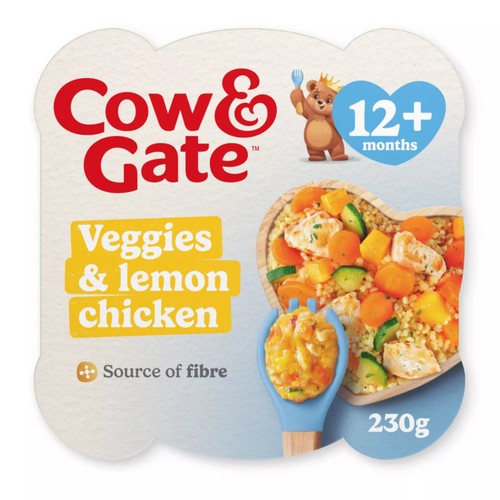 Cow & Gate Lemon Chicken & Vegetables Baby Food Meal 12+ Months 230g