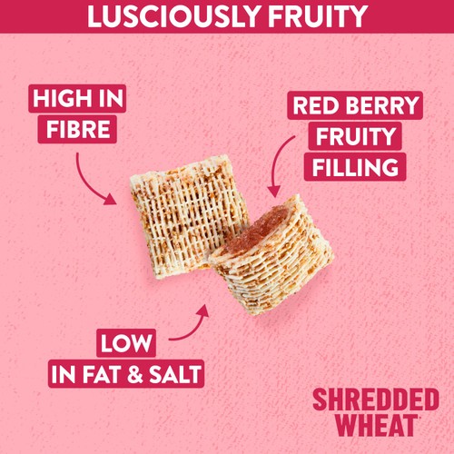 Nestle Shredded Wheat Red Berries and Vanilla Cereal 450g