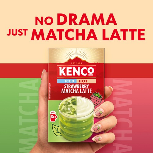 Kenco Strawberry Matcha Sachets 145.6G