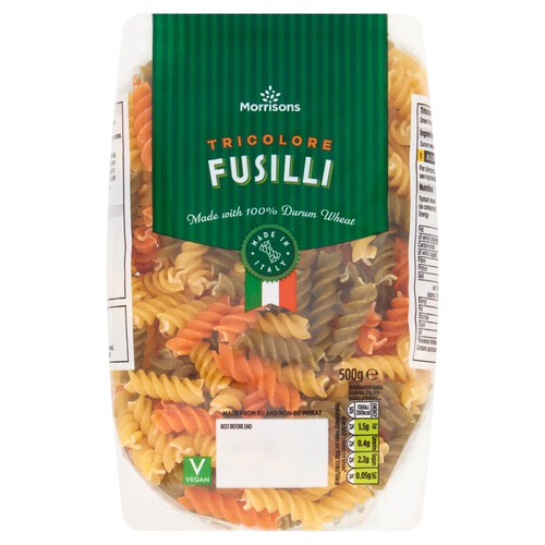 Morrisons Tricolore Fusilli 