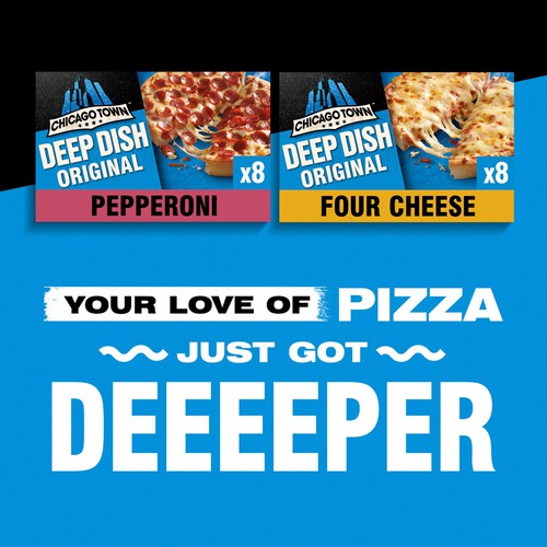 Chicago Town Deep Dish Four Cheese Mini Pizzas 