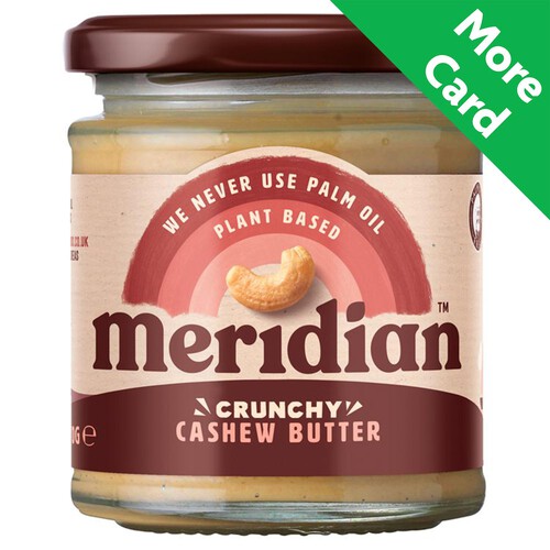 Meridian Crunchy Cashew Butter