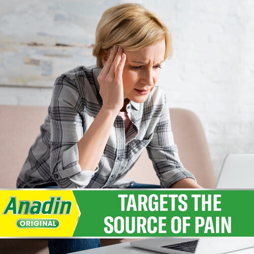 Anadin Original Pain Relief Asprin Caffeine Tablets