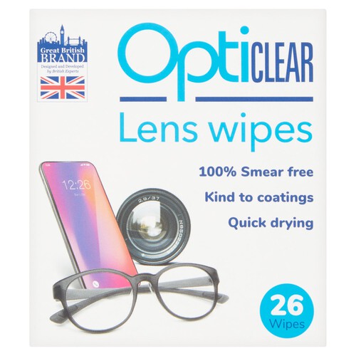 Opticlear Lens Wipes       