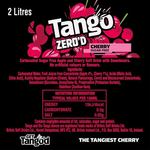 Tango Cherry Sugar Free 
