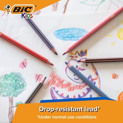 Bic Kids Colouring Pencils Stripe
