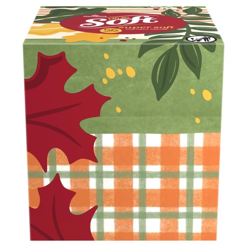 Morrisons Autumn Winter Limited Edition Cube Tissues