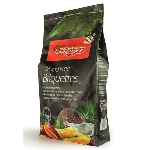 Bar-Be-Quick Quick Wood Free Briquettes