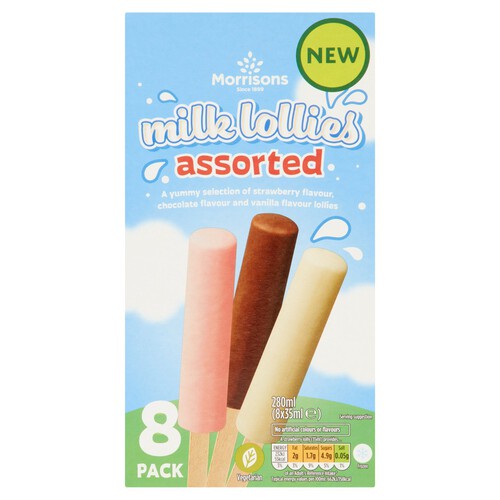 Morrisons Assorted Milk Ice Lollies 